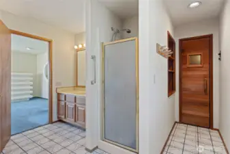 There's even a sauna!