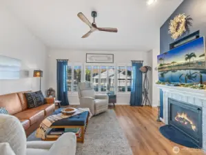 Ceiling fan helps keep you comfortable throughout the year