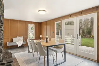 Custom Stained Glass & Brand New French Door