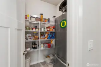 Walk-in pantry.