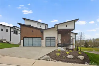Front Elevation - All Homes Feature 3 Car Garages w/Upgraded Doors & Openers, Hot Cold Spicket & Tankless Water Heaters