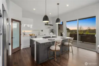 Light & Bright Kitchen w/ Electric or Gas Cooktop Options - Stainless Steel Appliances & Under-mount Sink