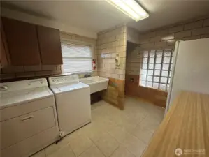 Laundry room of main house