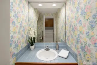 Main floor half-bath.