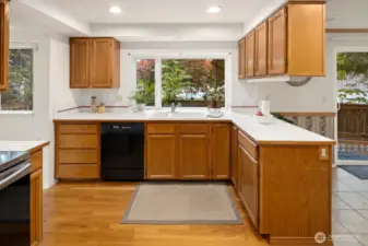 Kitchen with pantry. Gas available in unit.