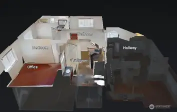 Doll house view of upper level; see Matterport video