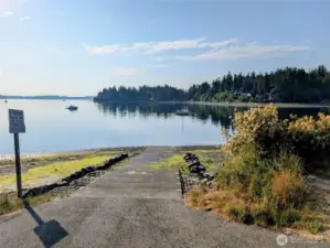 Boat launch .2 miles away.