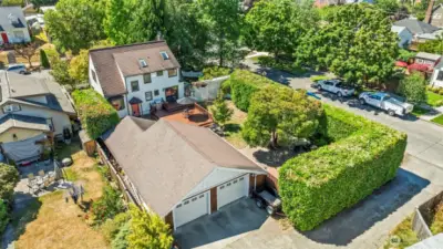Two car garage