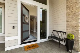 Grand entrance.