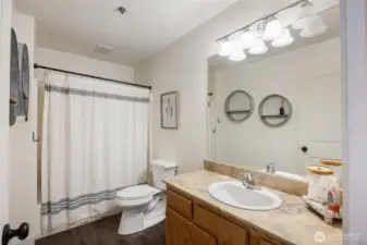 Upstairs full bath