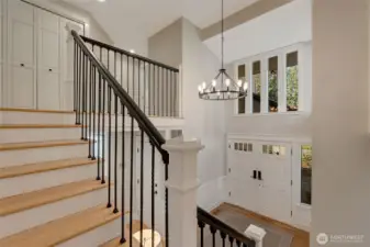 Stairs to second floor.