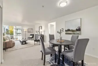 Lots of space for dining and entertaining guests!