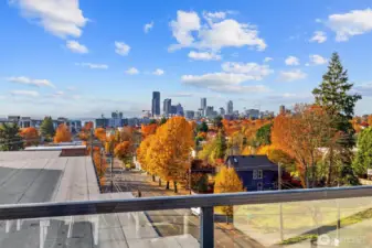 Stunning westerly views of Puget Sound and Downtown