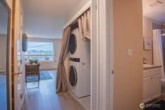 Utility closet in main hallway