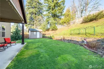 Fenced Private Back Yard