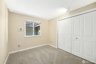BEDROOM #4 Views to front entry courtyard