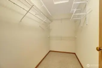 Primary Walk in closet