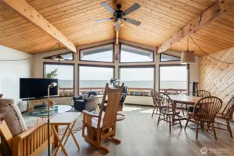 Oversize Windows Overlooking North Bay