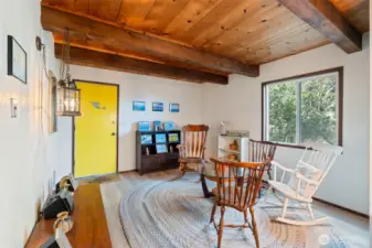 Lower Level Exterior Entrance into the Bonus Room