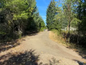 Private road access for Queen Anne off Bear Ridge Road