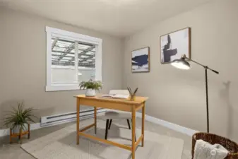 Bedroom 4 - has the perfect versatility to be a home office.