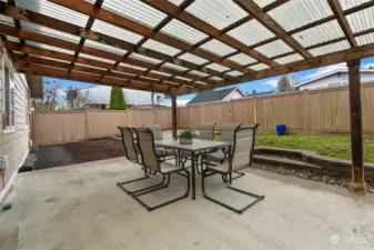 Covered living in Washington is a must! BBQ or entertain outdoors regardless of weather