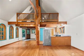 More Douglas Fir in Cottage, Harvested from this Property~