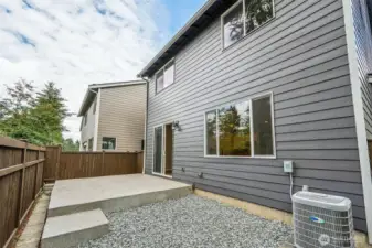 Rear Yard example only