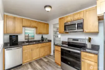 Kitchen Virtually Staged