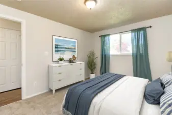 Primary Bedroom Virtually Staged