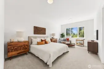 Huge bedroom #2 with private bathroom.