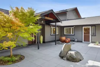 Zen garden leads you home.