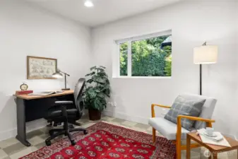 Multi-purpose room on main floor for homework, reading, crafting?