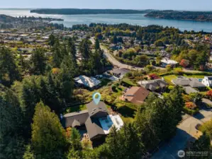Secluded setting overlooks the best of   West Tacoma
