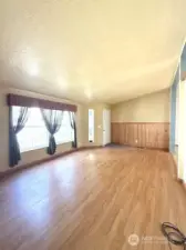 Large open living room.