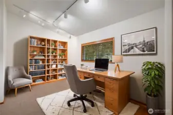 Den/Office area off entry.