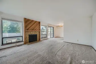 Main Floor Living and Dining Rooms