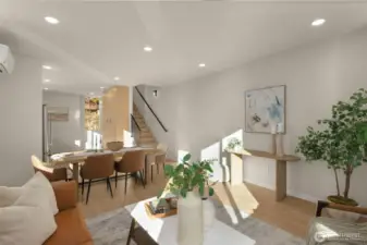 Light and bright open floor plan