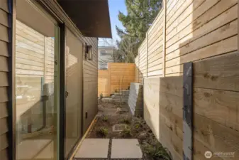 Perfect space for a dog run or small garden