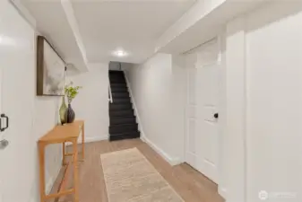 Ample storage throughout including the oversized utility room located off of the basement hallway