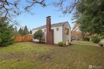 Enjoy pear and apples trees plus raised garden beds already equipped for growing