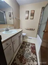 that's conveniently placed near the full bathroom