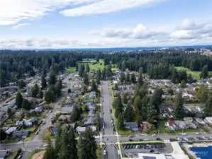 this shot, however shows how close you are to Fircrest Golf Club