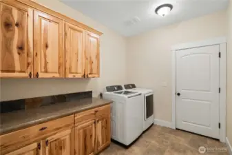 Utility room with storage