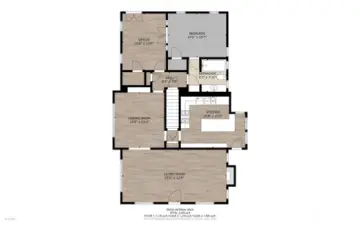Floor plan main level. Great floor plan with seamless flow throughout