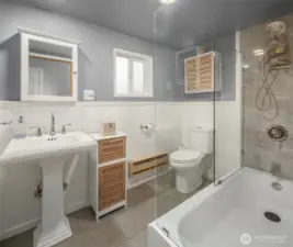 Updated bathroom