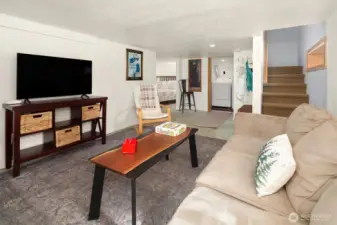 Basement open floor plan