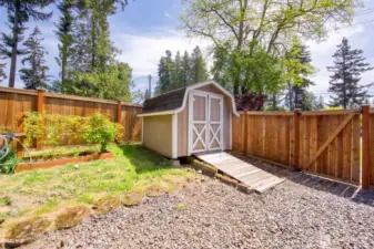 Shed for extra storage