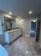 Primary bathroom 2 sinks example only