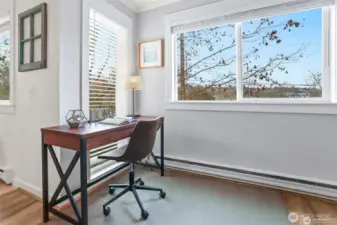 Work from home office area.